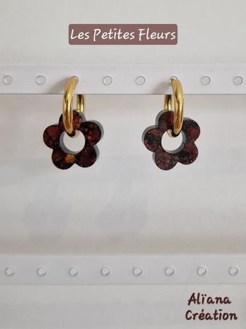 Boucles d'oreilles 🍂🤎