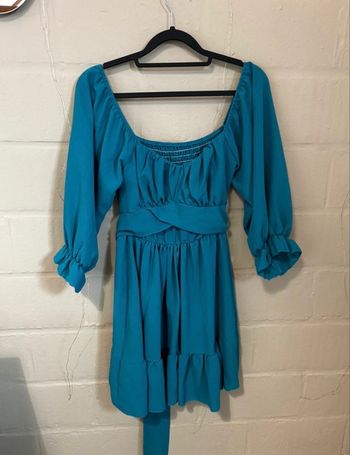 Robe courte bleue – Taille unique - Neuve sans étiquette