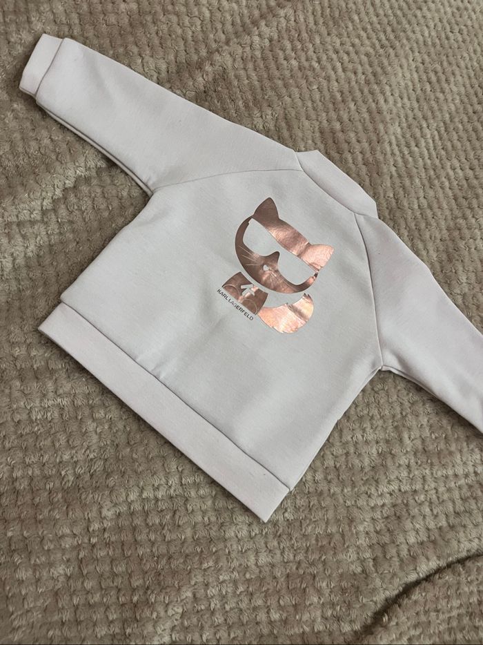 Veste rose bébé Karl Lagarfeld - photo numéro 4