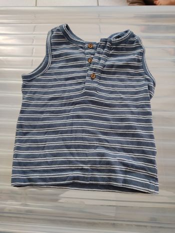 T-shirt sans manches 3 mois