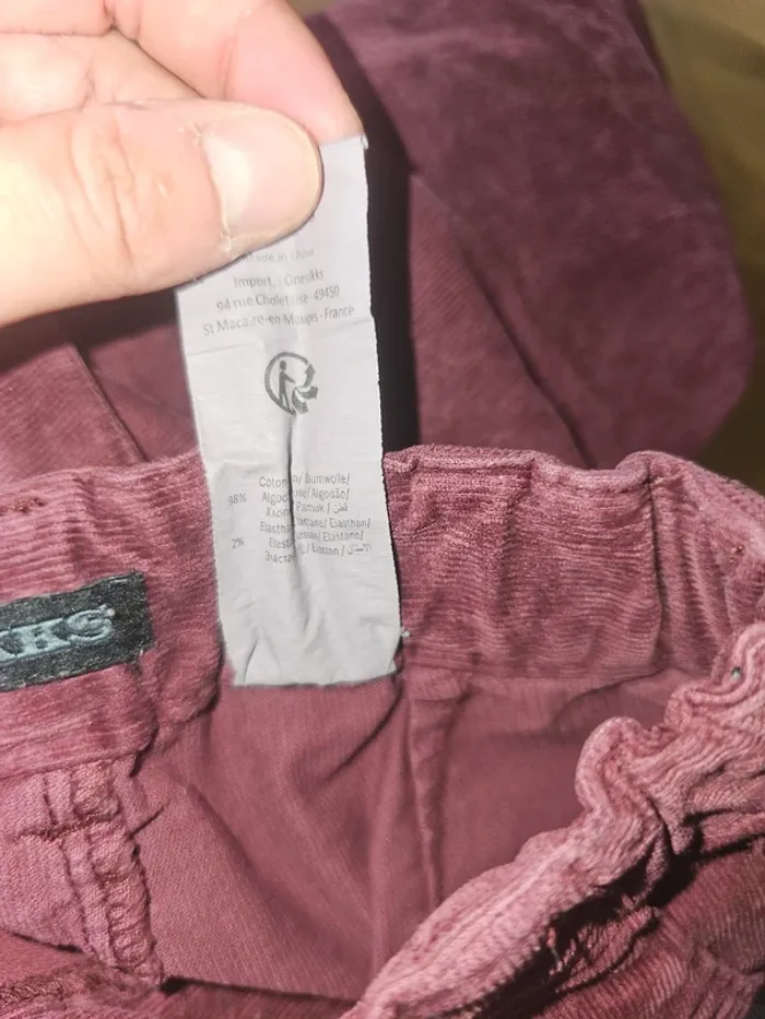 Pantalon velours - photo numéro 3