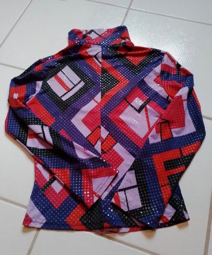 Chemisier femme rouge violet - photo numéro 8