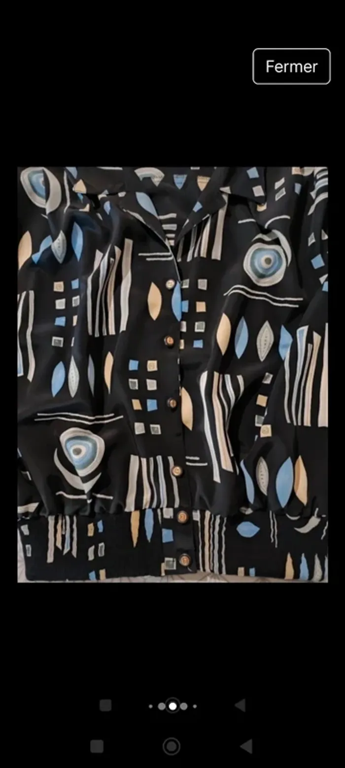 Veste Vintage Les 3 poissons T 40/42 - photo numéro 4