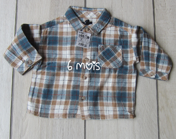 Chemise neuve taille 6 mois