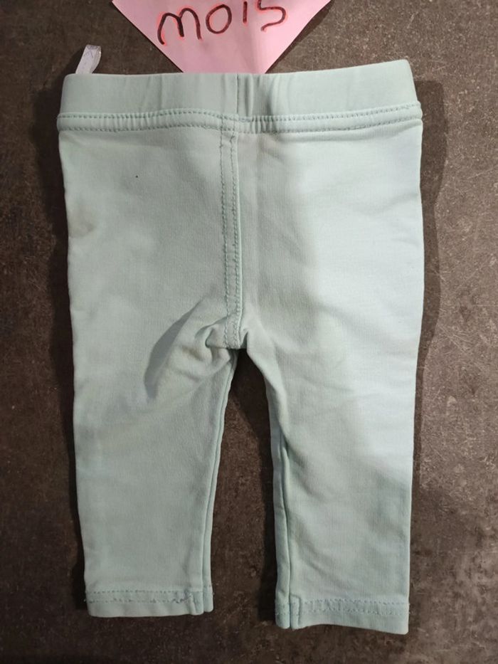 Legging bleu ciel 6 mois - photo numéro 3