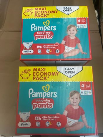 Couches Pampers T4 plants 