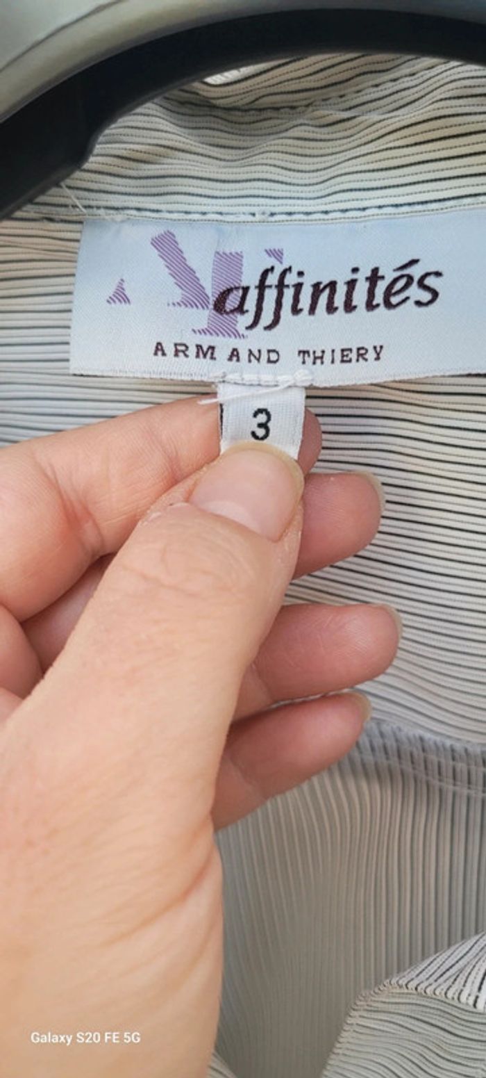 Chemise rayée femme T3 - photo numéro 4