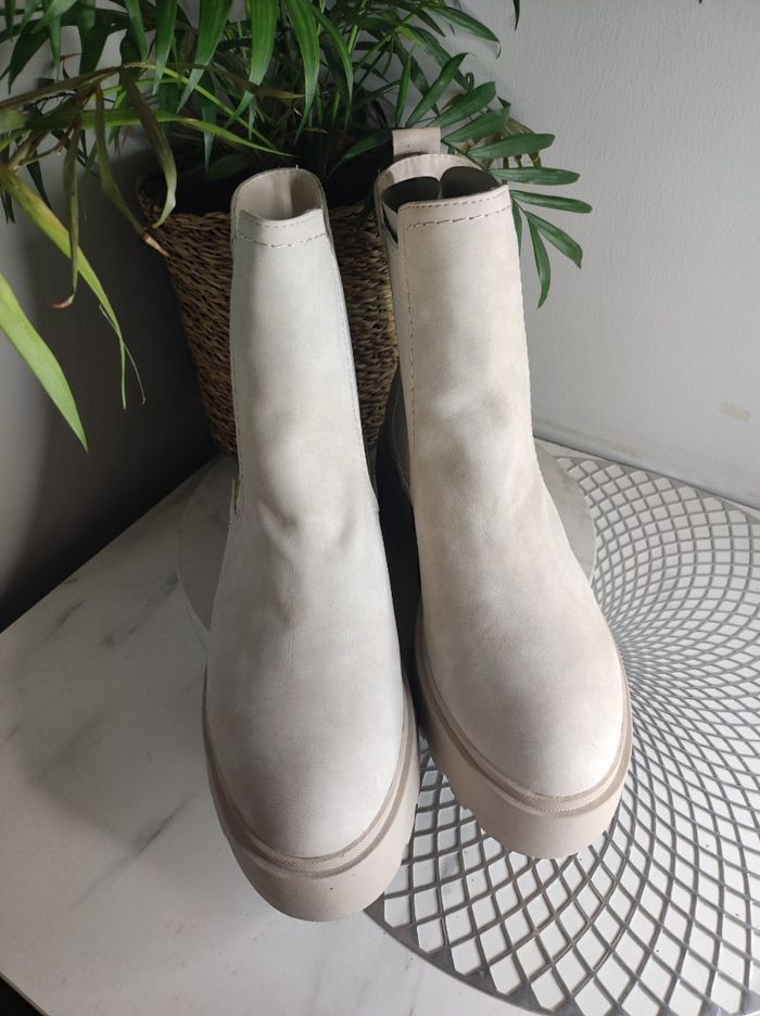Bottines beige T41 - photo numéro 4