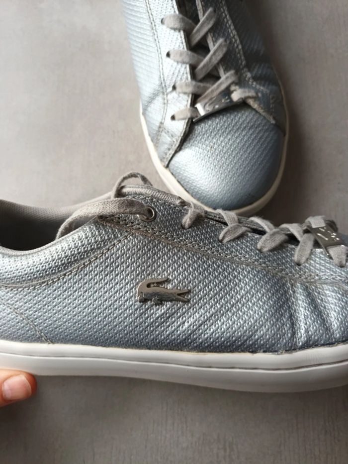 Baskets femme Lacoste T38 - photo numéro 3