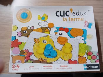 Jeux éducatif CLIC'educ la ferme