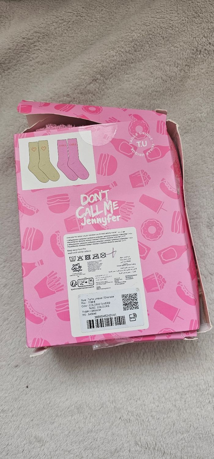 Chaussette dont call me jennyfer neuf - photo numéro 5