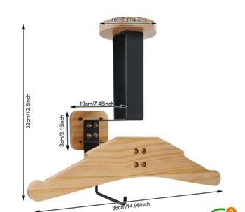 Porte vêtement moto mural