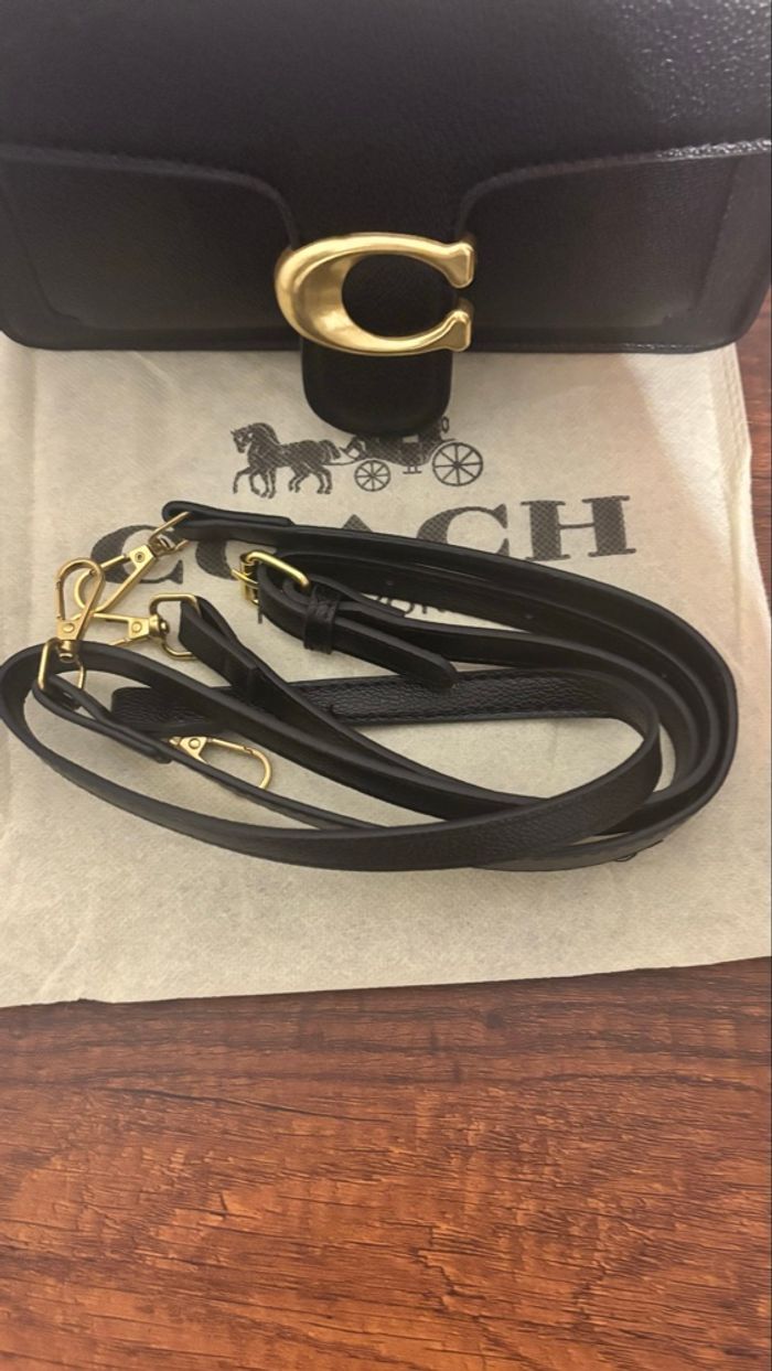 Sac inspiration Coach noir - photo numéro 4