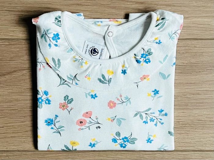 Ensemble short en bouclette éponge et t-shirt en coton Petit bateau T-5 ans - photo numéro 4