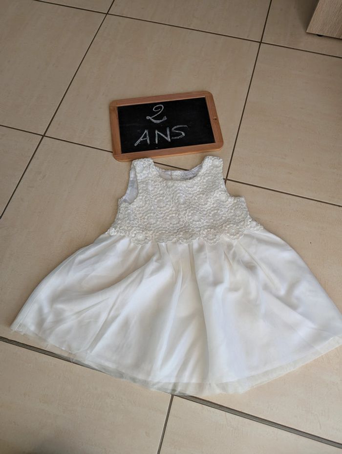 Robe de cérémonie en dentelle et tulle 24 mois Pat et Ripaton