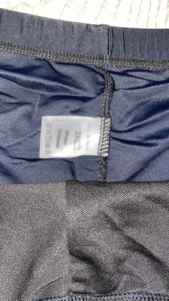 superbe maillot de bain shorty boxer jupette taille 2xl neuf - photo numéro 6