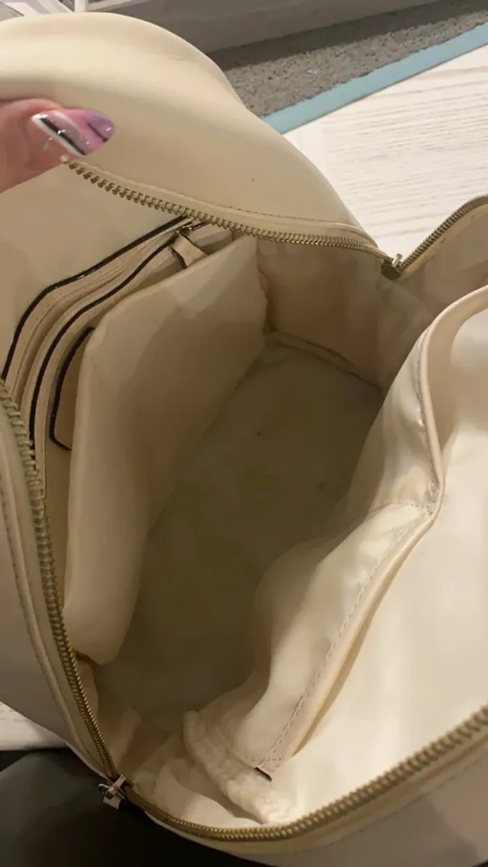sac à dos beige Valentino by Mario Valentino - photo numéro 6