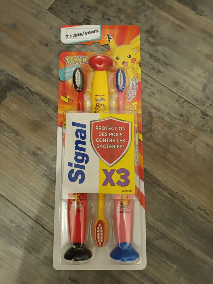 Pack 3 brosses à dent