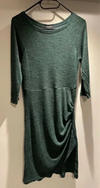 Robe verte manches 3/4 Enzoria Paris TU