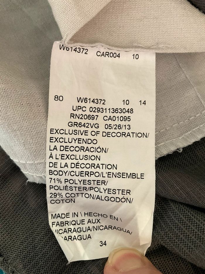 Short chino gris foncé pour homme Dickies taille W34 FR44 323 - photo numéro 9