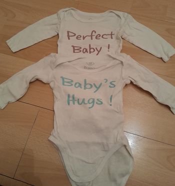 2 bodies manches longues