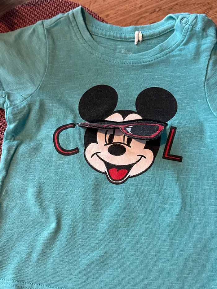 T-shirt garçon Mickey 62cm /3m - photo numéro 3