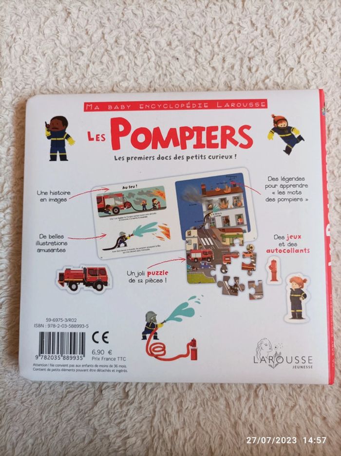 Ma baby encyclopédie : Les Pompiers - Larousse - photo numéro 2