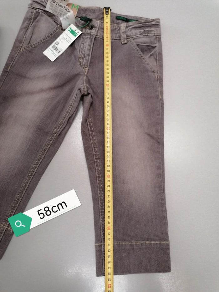 Jeans court gris 8ans 130cm neuf - photo numéro 10