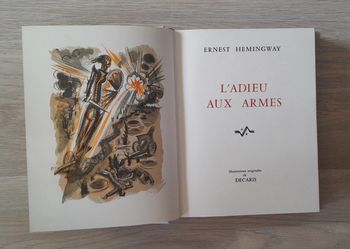Ernest Emingway l'adieu aux armes prix Nobel de littérature 1954