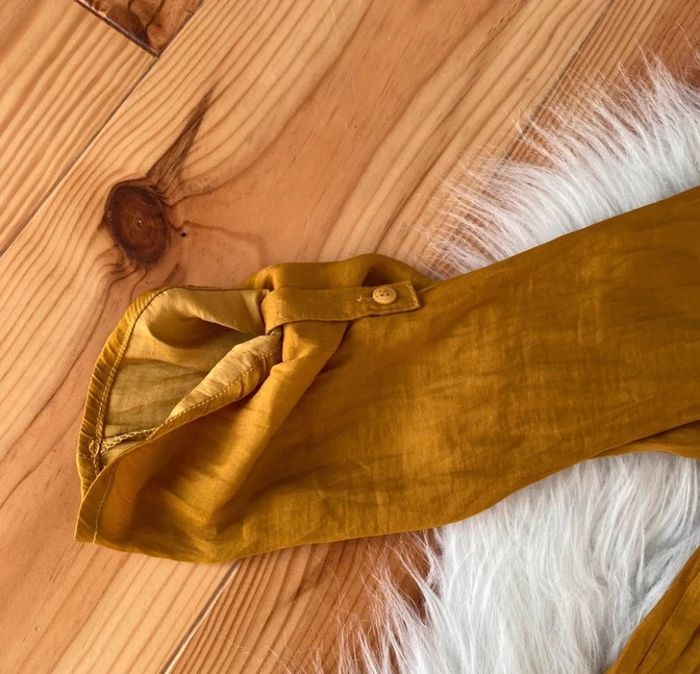 Blouse manches longues moutarde - photo numéro 5