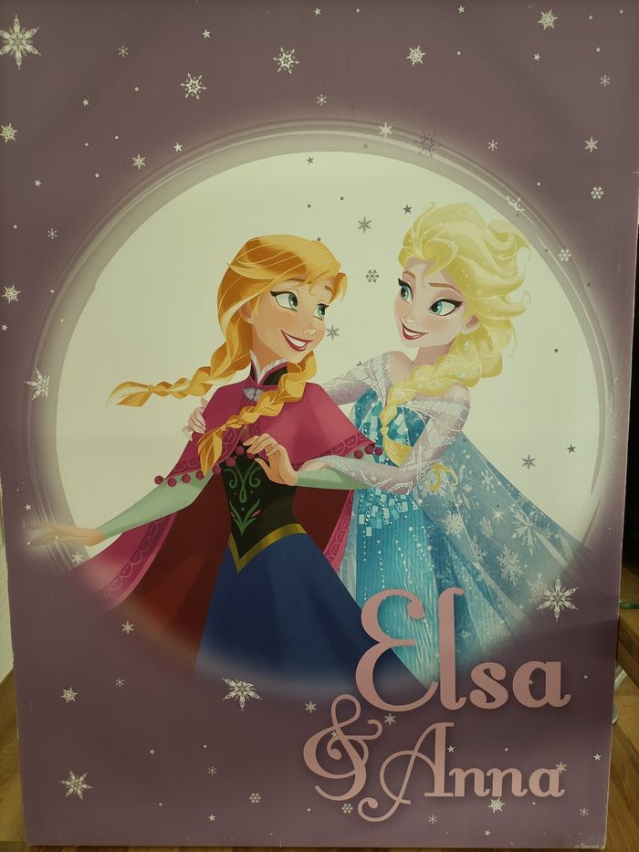 Cadre violet reine des neiges 50*70 cm - photo numéro 7