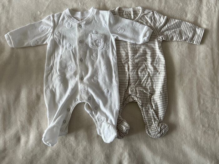 Lot de 2 pyjamas naissance Mayoral +natural collection - photo numéro 2