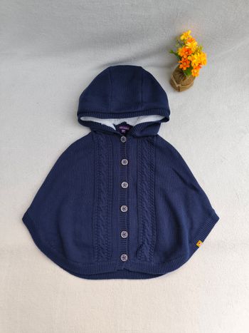 Poncho fille Sergent Major 4-5 ans