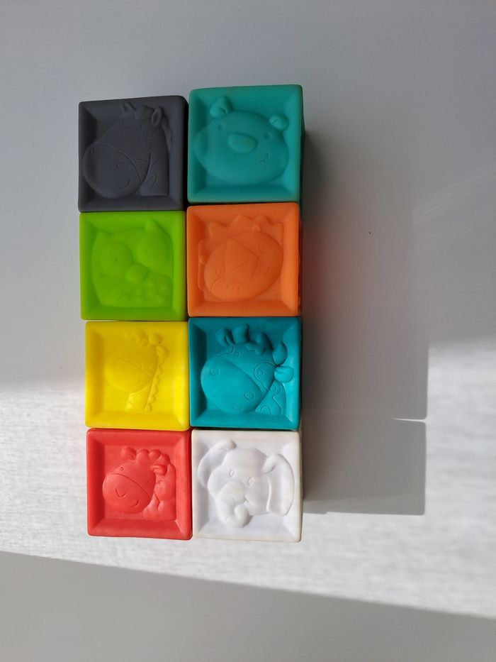 Lot 8 cubes sensoriels, infantino - photo numéro 6