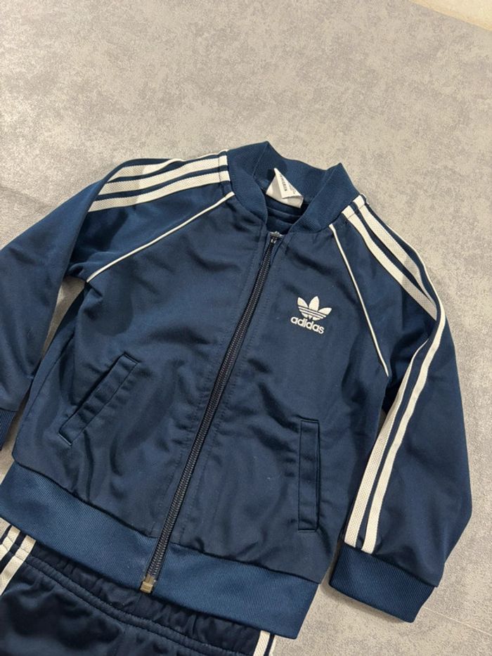 Ensemble Adidas Bleu marine Taille 9/12mois - photo numéro 2