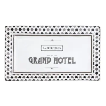 Plateau de service 33 cm Home Deco Factory "Grand Hôtel" neuf