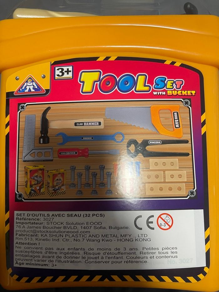 Set à outils avec boîte