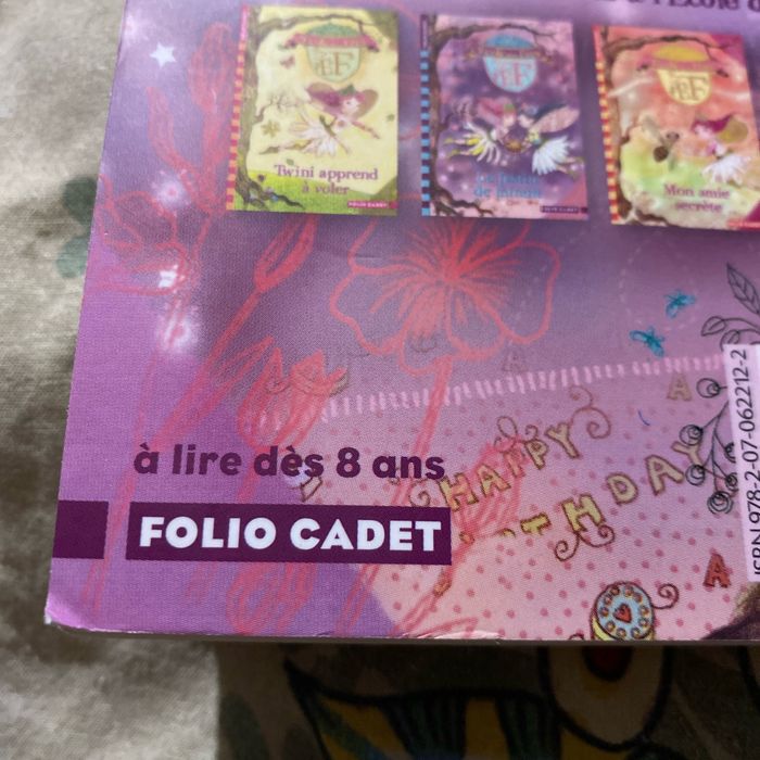 Livre, le festin de minuit, l’école des fées Folio cadet - photo numéro 5