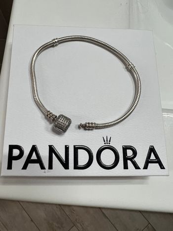Bracelet Pandora fermoir strass