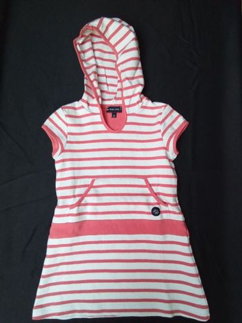 Robe courte rayée 2 ans