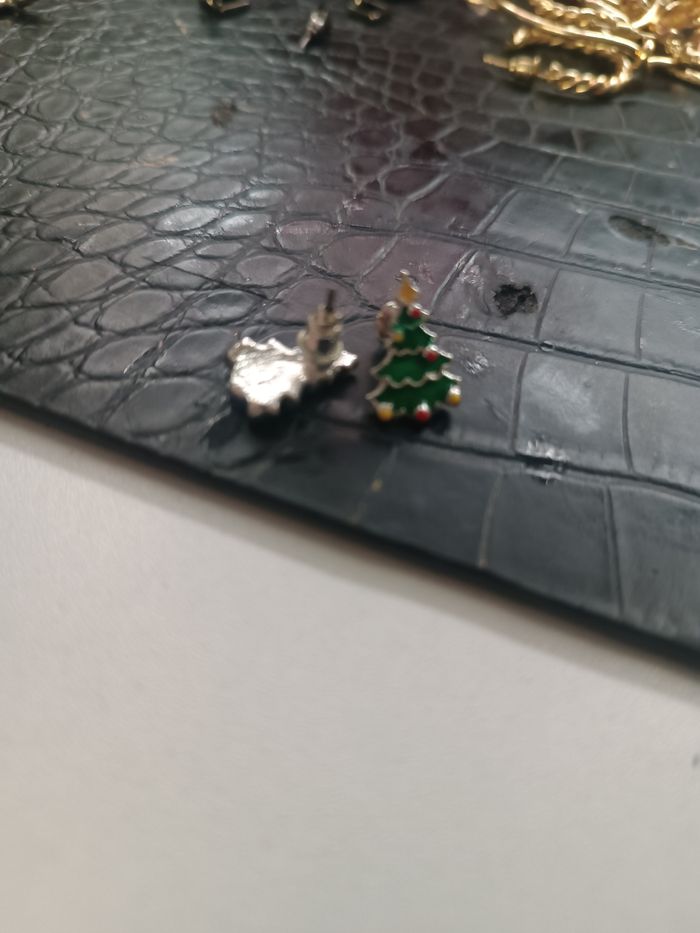 Lot de boucles d'oreille de Noël - photo numéro 2