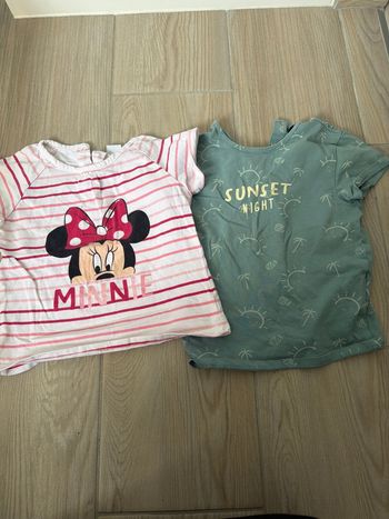 2 tee-shirts filles 