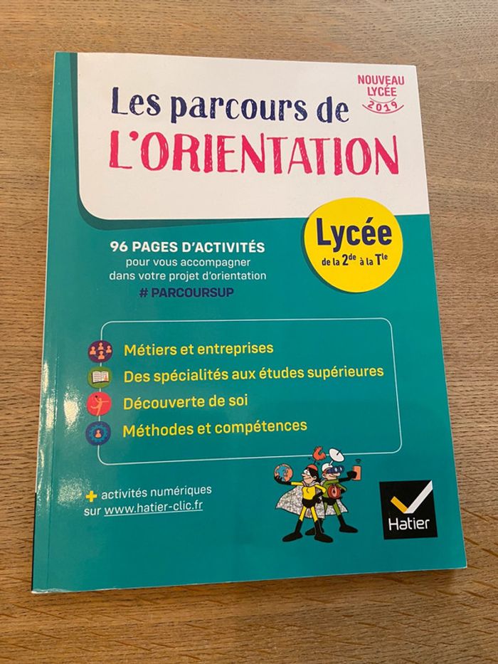 Lot de deux guides de l’orientation pour lycéens, L’Etudiant et Hatier - photo numéro 2