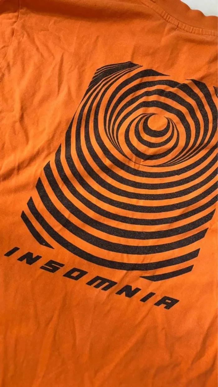 Tee shirt oversize orange Wasted Paris rave on unisexe - photo numéro 4