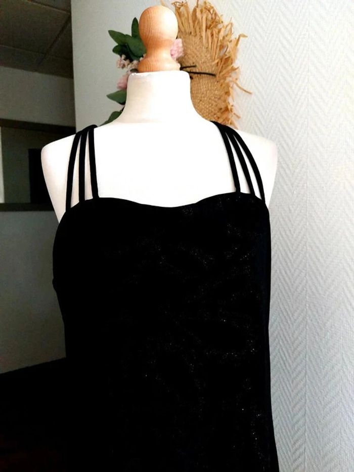 Magnifique robe de longue vintage 90's Yessica, taille 40 - photo numéro 8