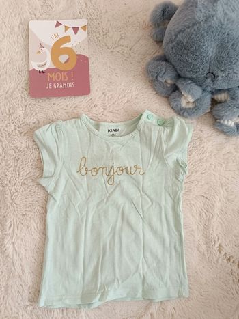 Tee shirt 6 mois kiabi