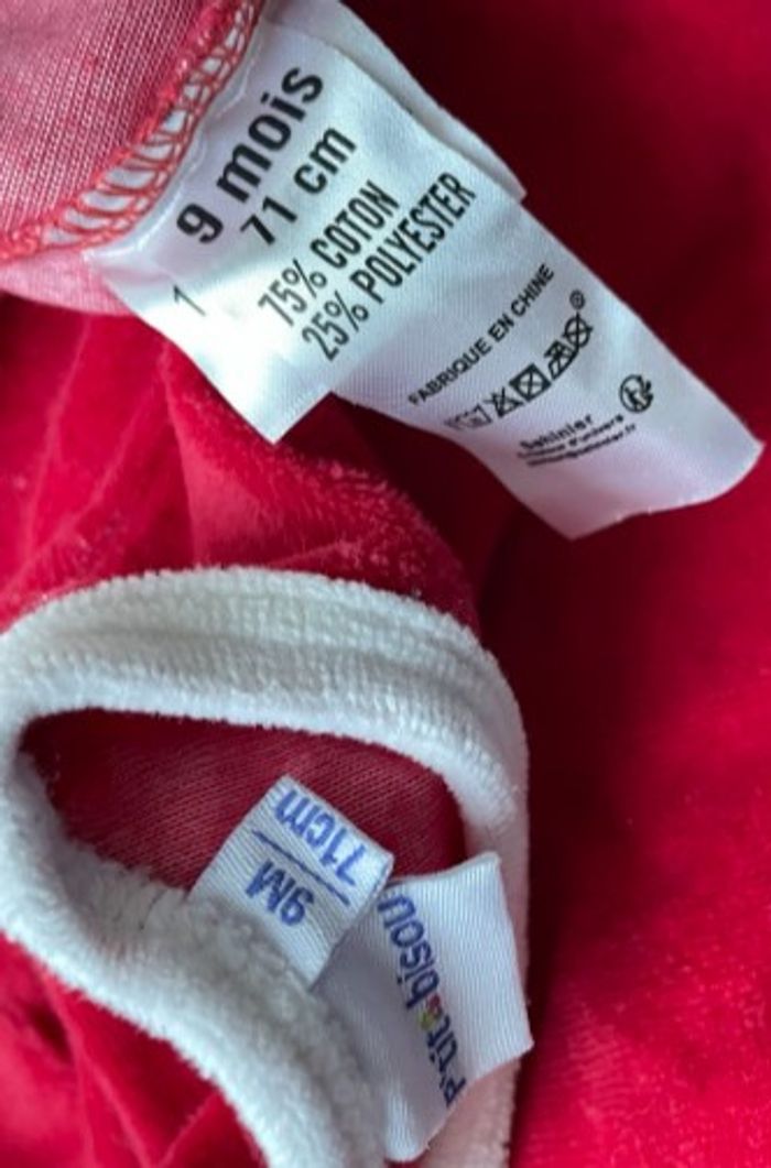 Dors bien / Grenouillère / Pyjama + Bonnet de Noël 71cm 9m - photo numéro 8