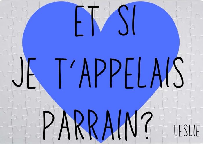 Puzzle personnalisé pour parrain/marraine - photo numéro 3