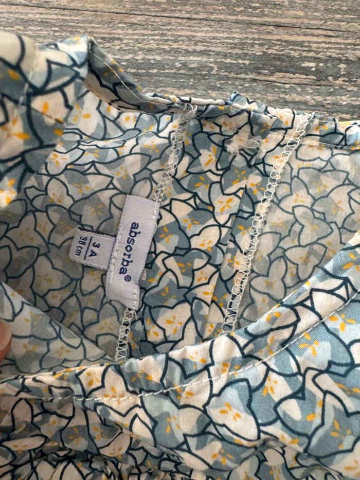Magnifique blouse absorba fille 3 ans Liberty neuve - photo numéro 2