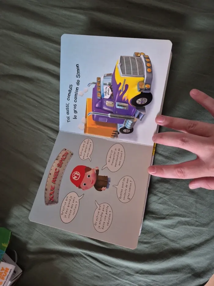 Livre ptit garçon le gros camion de Simon - photo numéro 8